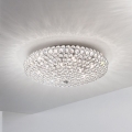 Ideal Lux - LED taklampa i kristall KING 5xG9/3W/230V diameter 38 cm skinande krom