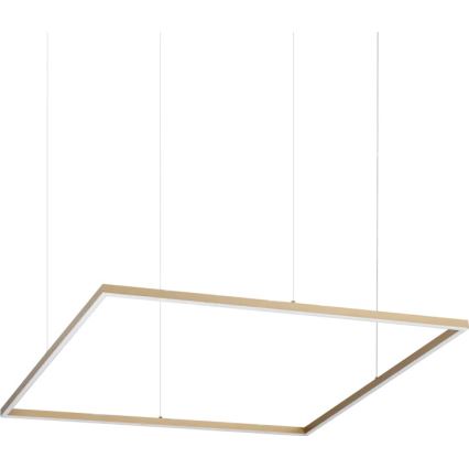 Ideal Lux - ORACLE SLIM LED-pendel på vajer LED/53W/230V 3000K CRI 90 90x90 cm guld