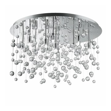 Ideal Lux - LED taklampa NEVE 12xG9/3W/230V Ø 63 cm polerad krom
