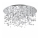 Ideal Lux - LED-taklampa NEVE 15xG9/3W/230V Ø 80 cm polerad krom