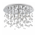 Ideal Lux - LED taklampa NEVE 8xG9/3W/230V diameter 40,5 cm skinande krom