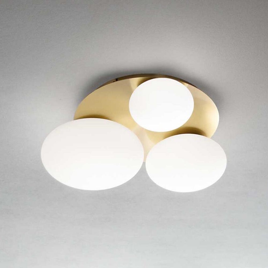 Ideal Lux - LED taklampa NINFEA 3xGX53/9W/230V guld