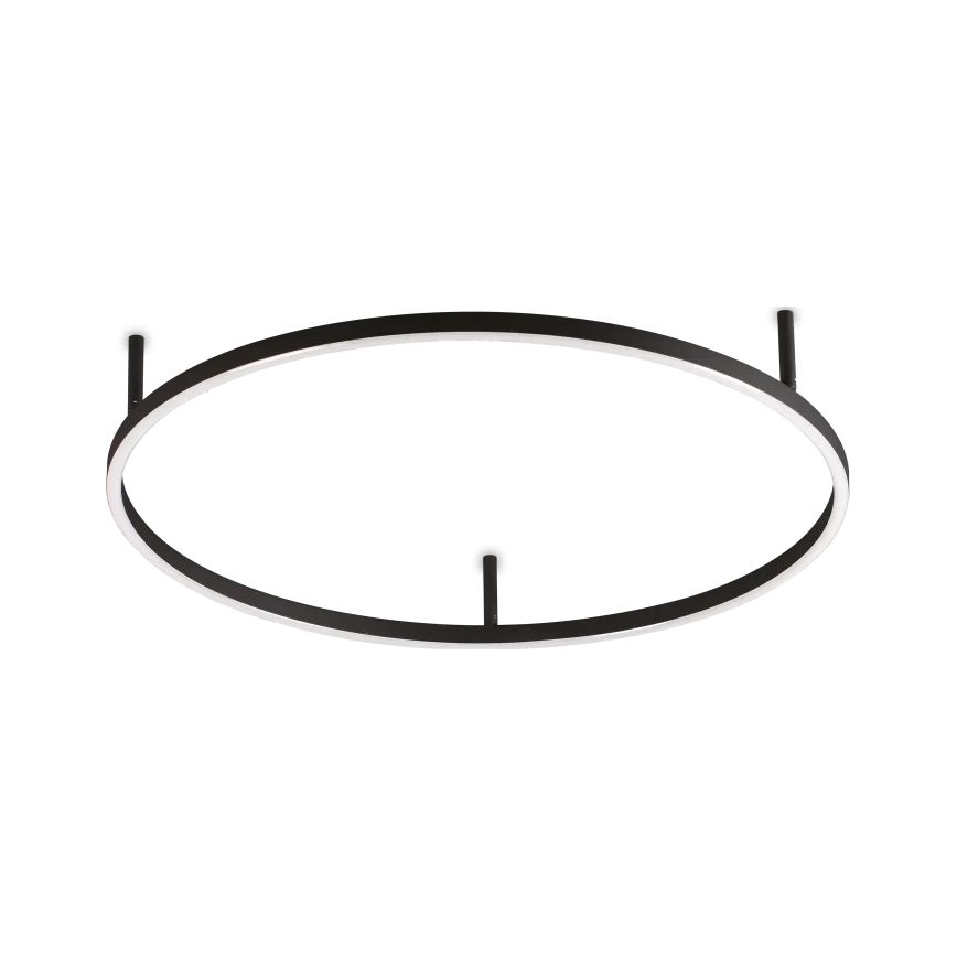 Ideal Lux - LED-taklampa ORACLE SLIM LED/37W/230V 4000K CRI 90 Ø 70 cm svart