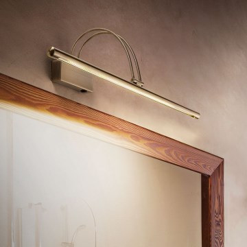 Ideal Lux - LED-tavelampa BOW LED/8W/230V 76 cm CRI 90 mässing