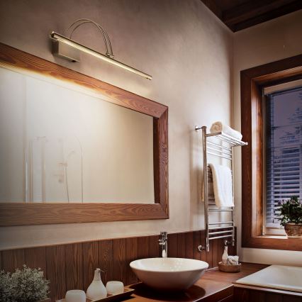 Ideal Lux - LED-tavelampa BOW LED/8W/230V 76 cm CRI 90 mässing