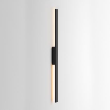 Ideal Lux - LED utomhusvägglampa LINEA LED/23W/230V CRI 90 144 cm IP54 svart