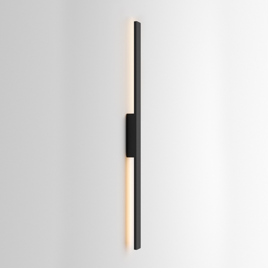 Ideal Lux - LED utomhusvägglampa LINEA LED/23W/230V CRI 90 144 cm IP54 svart