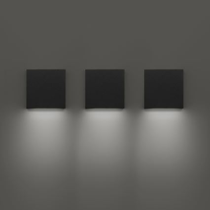 Ideal Lux - LED Utomhus väggarmatur POST-IT LED/3W/12V CRI 90 svart