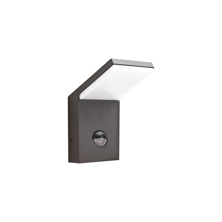 Ideal Lux - Utomhusarmatur med sensor STYLE LED/9W/230V 4000K CRI 90 IP54 antracit