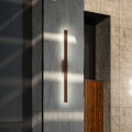 Ideal Lux - LED utomhusväggarmatur LINEA LED/20W/230V CRI 90 104 cm IP54 brun
