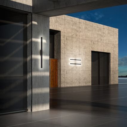 Ideal Lux - LED utomhusvägglampa LINEA LED/20W/230V CRI 90 104 cm IP54 svart
