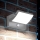 Ideal Lux - LED utomhusväggarmatur med sensor SWIPE LED/21W/230V CRI 90 IP54 grå