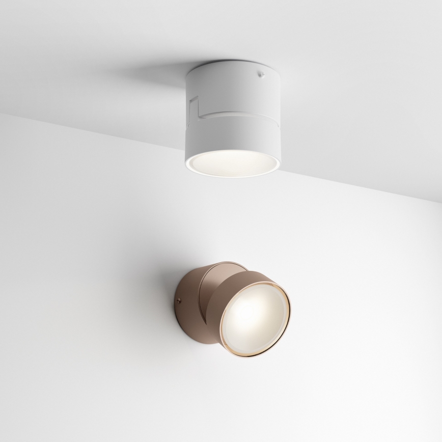 Ideal Lux - LED utomhusväggarmatur OMEGA LED/7W/230V CRI 90 IP54 brun