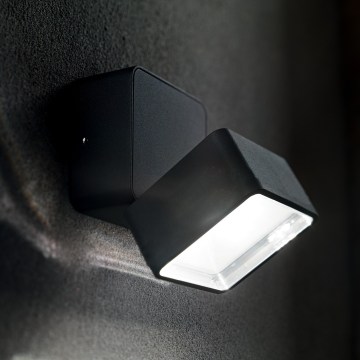 Ideal Lux - LED utomhusväggarmatur OMEGA LED/7W/230V CRI 90 IP54 brun