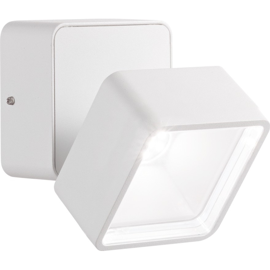 Ideal Lux - LED utomhusväggarmatur OMEGA LED/7W/230V CRI 90 IP54 vit