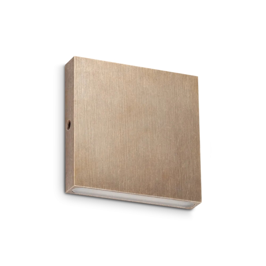 Ideal Lux - LED utomhusväggarmatur POST-IT LED/3W/12V CRI 90 mässing