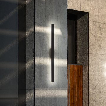 Ideal Lux - LED utomhusvägglampa LINEA LED/23W/230V CRI 90 144 cm IP54 svart