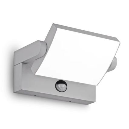 Ideal Lux - LED utomhusvägglampa med sensor SWIPE LED/21W/230V CRI 90 IP54 vit
