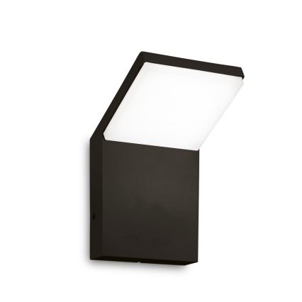 Ideal Lux - Utomhusväggarmatur STYLE LED/8,5W/230V 3000K CRI 90 IP54 svart