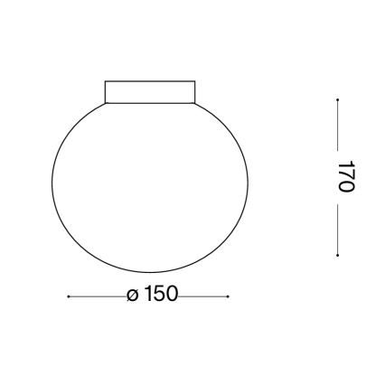 Ideal Lux - LED väggarmatur MAPA 1xG9/3W/230V Ø 15 cm vit