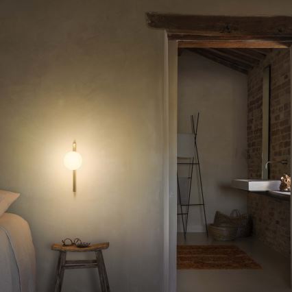 Ideal Lux - LED väggbelysning BINOMIO 1xG9/3W/230V guld