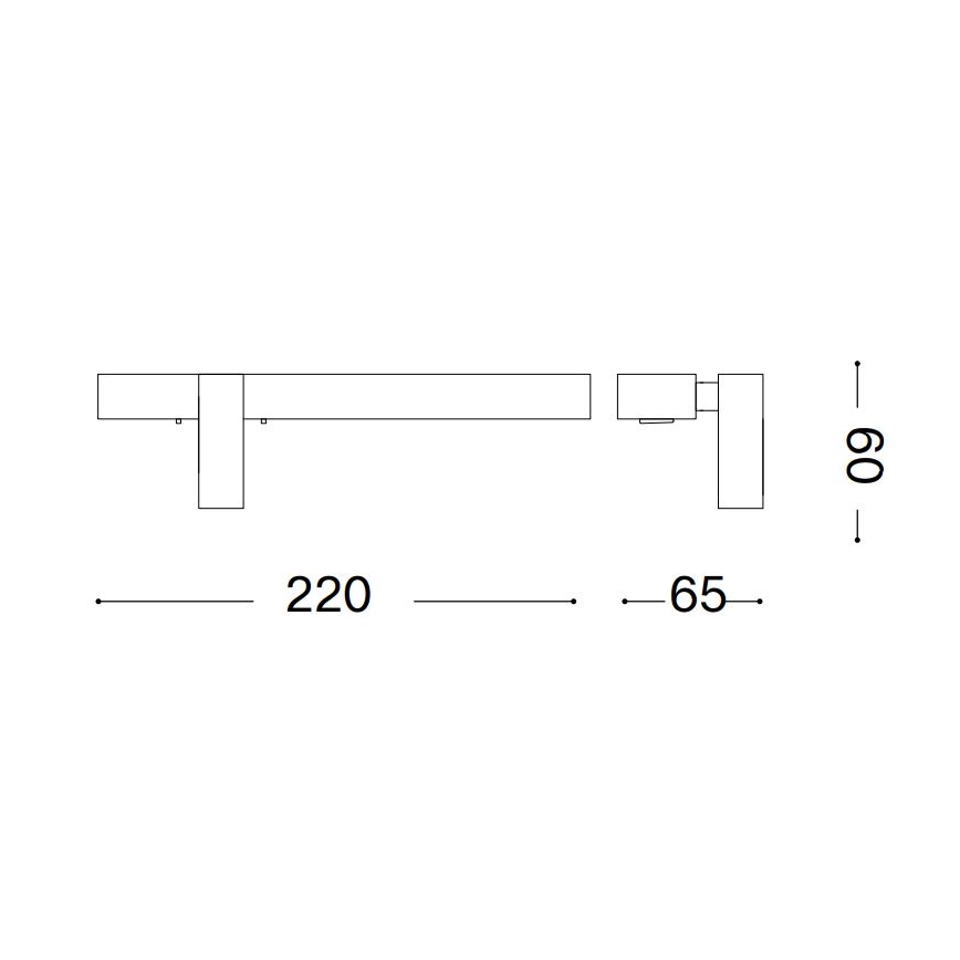 Ideal Lux - LED väggbelysning BONNE 2xLED/6,5W/230V CRI 90 skinande krom