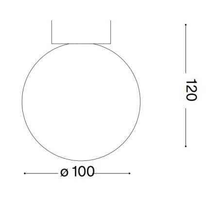 Ideal Lux - LED väggbelysning CARTA 1xG9/3W/230V diameter 10 cm vit