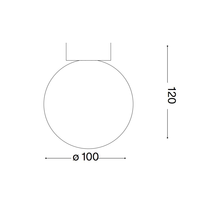 Ideal Lux - LED väggbelysning CARTA 1xG9/3W/230V diameter 10 cm vit