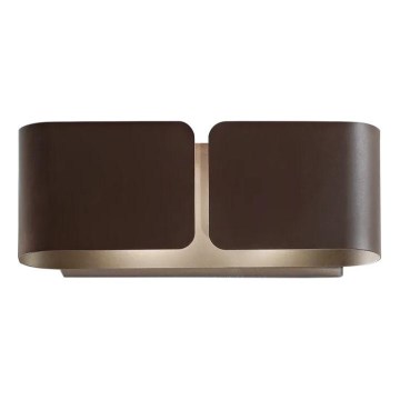 Ideal Lux - LED väggbelysning CLIP 2xG9/3W/230V brun