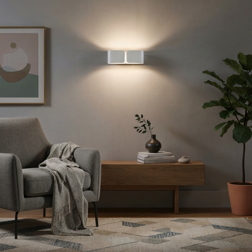 Ideal Lux - LED väggbelysning CLIP 2xG9/3W/230V vit