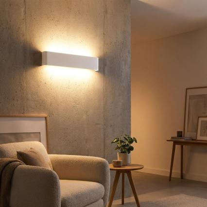 Ideal Lux - LED väggbelysning DELTA LED/30W/230V 3000K 83 cm CRI 90 vit