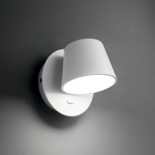 Ideal Lux - LED väggbelysning GIM LED/6W/230V vit