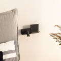 Ideal Lux - LED väggbelysning KOMODO LED/4,5W/230V USB CRI 90 svart