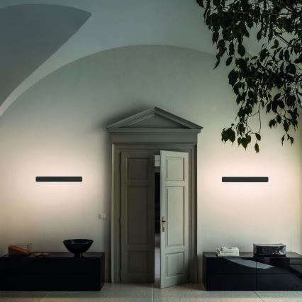 Ideal Lux - LED väggbelysning ZIG ZAG LED/30W/230V 75 cm CRI 90 svart