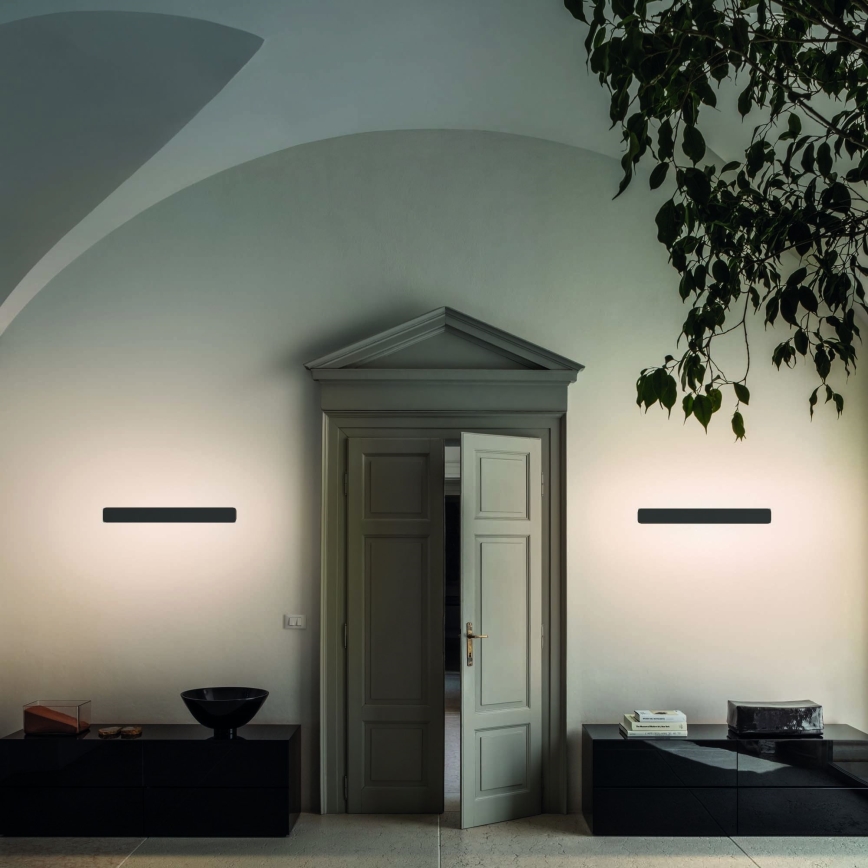 Ideal Lux - LED väggbelysning ZIG ZAG LED/30W/230V 75 cm CRI 90 svart