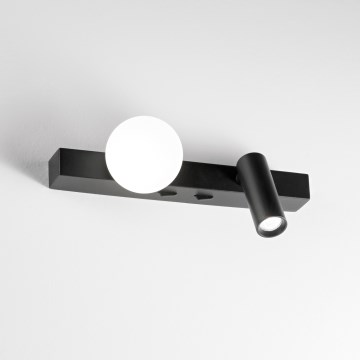 Ideal Lux - LED vägglampa BINOMIO 2xLED/3W/230V CRI 90 svart