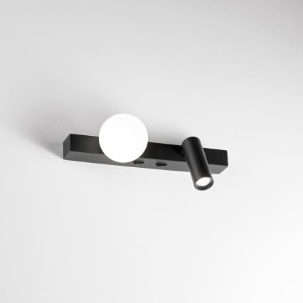 Ideal Lux - LED vägglampa BINOMIO 2xLED/3W/230V CRI 90 svart