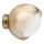 Ideal Lux - LED-vägglampa BLOOM 1xE27/42W/230V guld/rökig beige