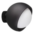 Ideal Lux - LED-vägglampa BLOOM 1xE27/42W/230V svart