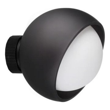 Ideal Lux - LED-vägglampa BLOOM 1xE27/42W/230V svart