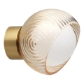 Ideal Lux - LED vägglampa BLOOM 1xG9/3W/230V guld/rökig beige
