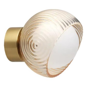 Ideal Lux - LED vägglampa BLOOM 1xG9/3W/230V guld/rökig beige
