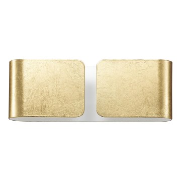 Ideal Lux - LED-vägglampa CLIP 2xG9/3W/230V, guld