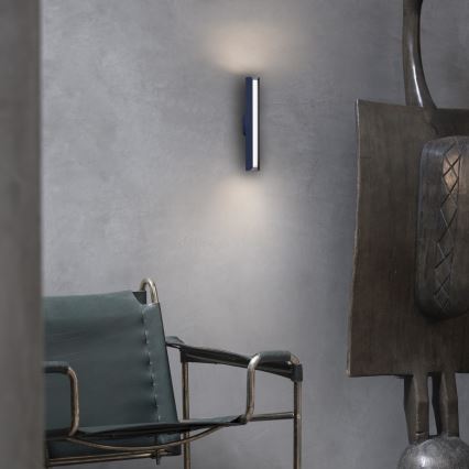 Ideal Lux - LED Vägglampa DORICA LED/8,5W/230V CRI 90 svart