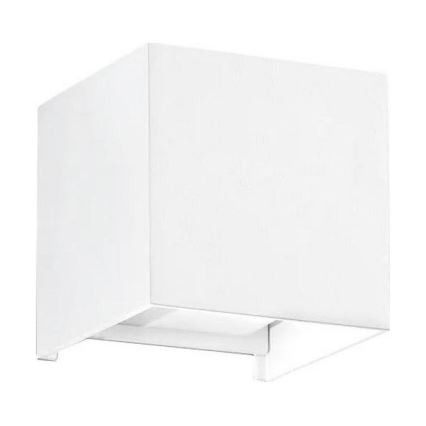 Ideal Lux - LED vägglampa för utomhusbruk ATOM LED/12W/230V CRI 90 IP54 vit