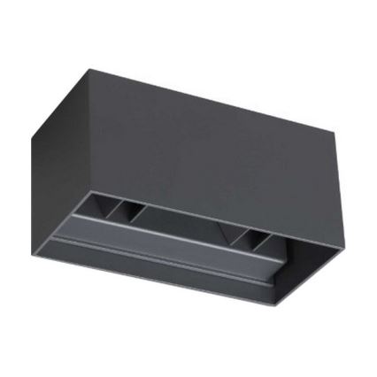 Ideal Lux - LED vägglampa för utomhusbruk ATOM LED/25W/230V CRI 90 IP54 antracit