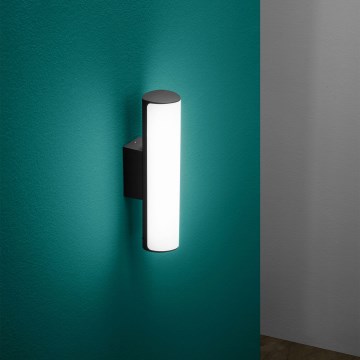 Ideal Lux - LED vägglampa för utomhusbruk ETERE LED/9,5W/230V 4000K CRI 90 IP44 svart