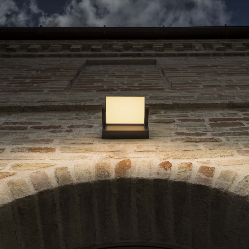 Ideal Lux - LED vägglampa för utomhusbruk SWIPE LED/21W/230V CRI 90 IP54 brun