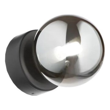 Ideal Lux - LED-vägglampa PERLAGE 1xG9/3W/230V svart/rökfärgad