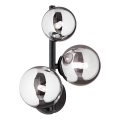 Ideal Lux - LED Vägglampa PERLAGE 3xG9/3W/230V svart/röksvart